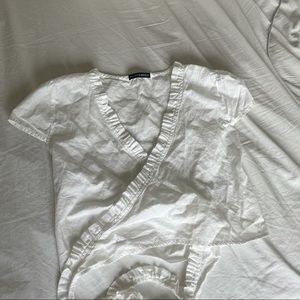 Brandy Melville ruffle top